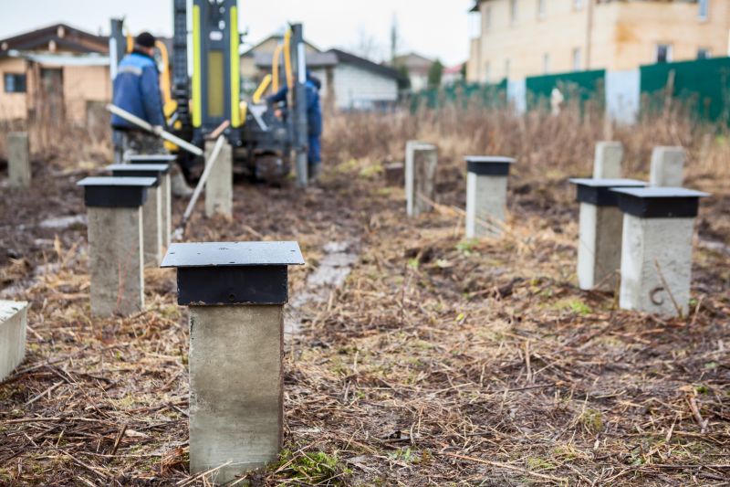 Foundation Pilings Installation